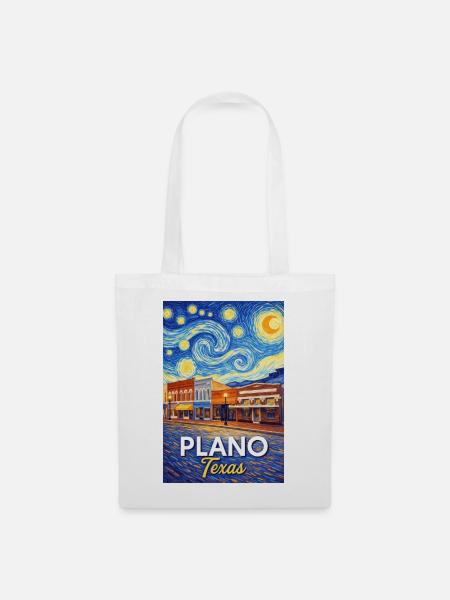 Plano, Texas - Stoffbeutel - Weiß