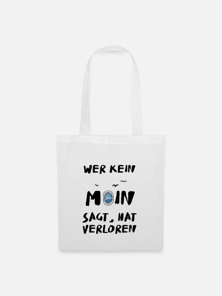 kein moin - Stoffbeutel - Weiß