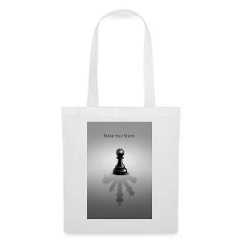 Make Your Move Minimal Mindset Design - Stoffbeutel - Weiß - Vorne