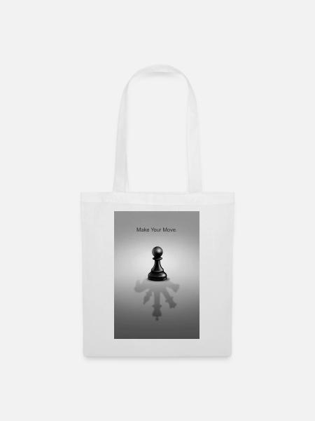 Make Your Move Minimal Mindset Design - Stoffbeutel - Weiß