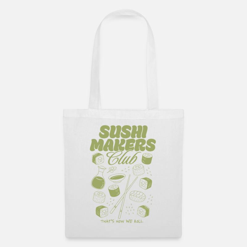 Sushi Makers Club - Stoffbeutel - Weiß