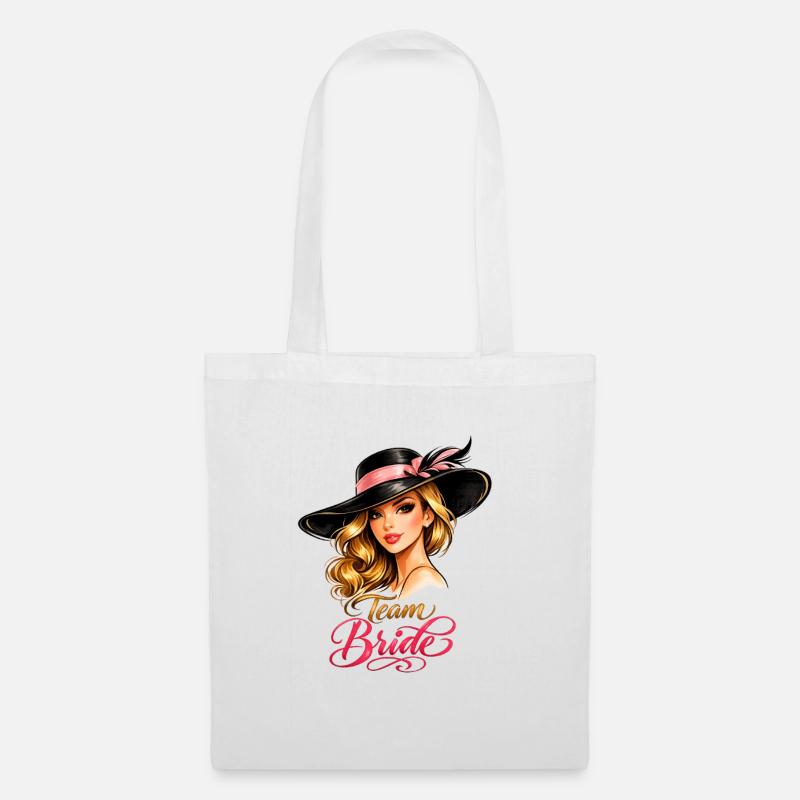 Équipe Bride - Sac en tissu - blanc