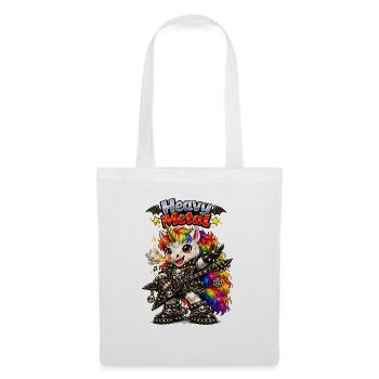 Unicorn Heavy Metal Rainbow Guitar - Tote Bag - white - Front