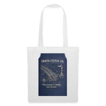 Railway Technology Blueprint Precision - Tote Bag - white - Front