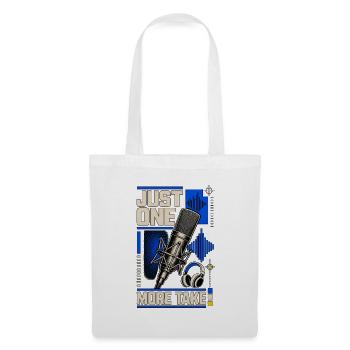 JUST ONE MORE TAKE - Sac en tissu - blanc - Devant