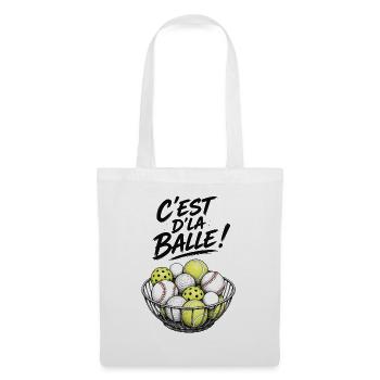ES IST EIN BALL! - Stoffbeutel - Weiß - Vorne
