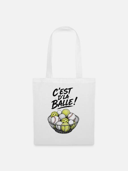 ES IST EIN BALL! - Stoffbeutel - Weiß