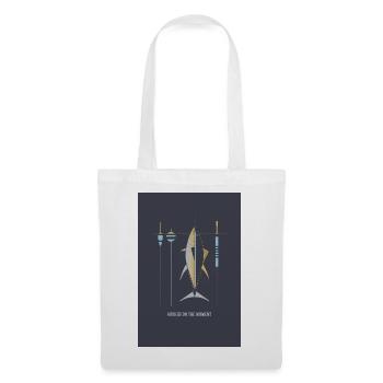 Hooked on the Moment – Angel Poster - Stoffbeutel - Weiß - Vorne
