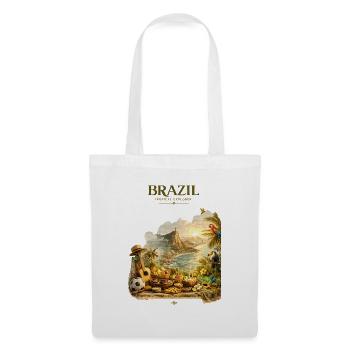 Brazil Tropical Explorer Artwork - Stoffbeutel - Weiß - Vorne
