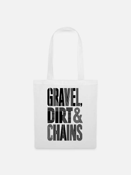 Gravel Dirt Chains - Stoffbeutel - Weiß