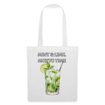 Mint & Lime. Mojito Time. - Tote Bag - white - Front