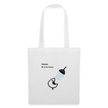 Introvert Shower Humor Alone Time - Tote Bag - white - Front