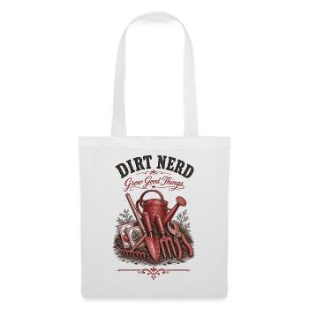 Jardinage urbain : nerds de terre cultive de bonnes choses - Sac en tissu - blanc - Devant