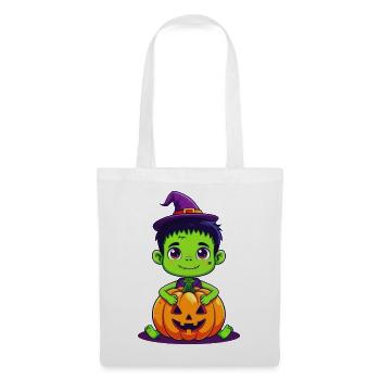 Halloween-Kind - Stoffbeutel - Weiß - Vorne