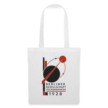 Berliner Gesellschaft für Mondfahrten 1928 - Stoffbeutel - Weiß - Vorne