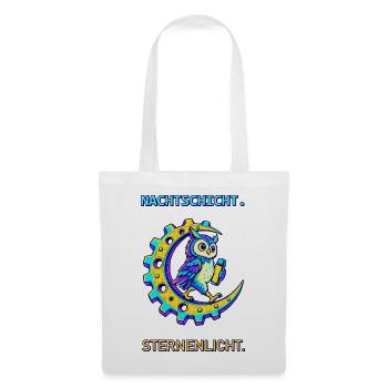 Nachtschicht Sternenlicht - Stoffbeutel - Weiß - Vorne