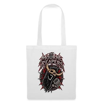 Mourne Reapers: Skull Goat Mic - Stoffbeutel - Weiß - Vorne
