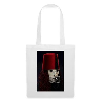 Buckethead x Albert Camus Collage - Stoffbeutel - Weiß - Vorne
