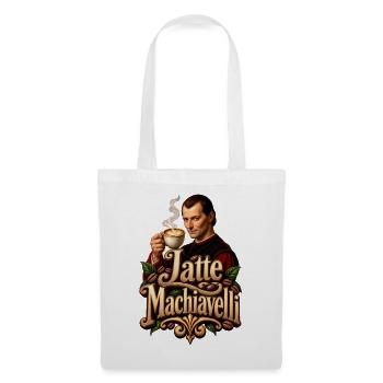 Latte Machiavelli - Stoffbeutel - Weiß - Vorne