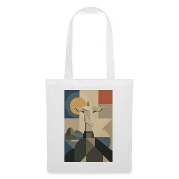 Cristo Redentor – Brasilien Retro Poster - Stoffbeutel - Weiß - Vorne