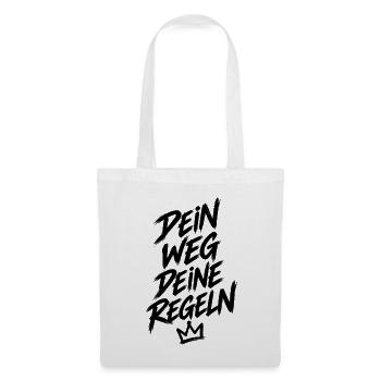 Bitte Designbeschreibung bereitstellen - Stoffbeutel - Weiß - Vorne