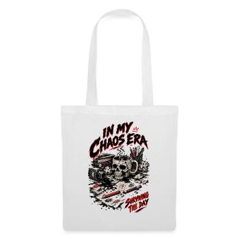 In My Chaos Era: Survival Ink - Stoffbeutel - Weiß - Vorne