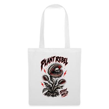 Plant Rebel Skull Bloom - Stoffbeutel - Weiß - Vorne