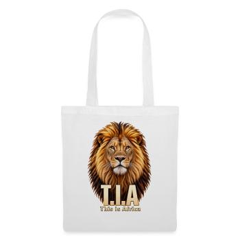 Afrika-Löwe T.I.A Motif - Stoffbeutel - Weiß - Vorne