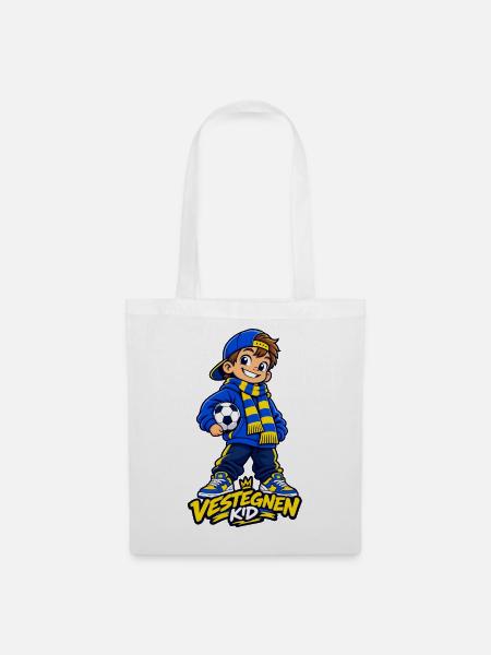 Vestegnen_kid_mascot - Stoffbeutel - Weiß