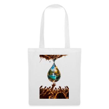 "The last drop" - Stoffbeutel - Weiß - Vorne