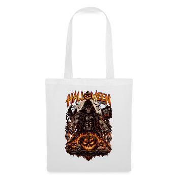 EP Halloween Reaper – Disziplin stirbt niemals - Stoffbeutel - Weiß - Vorne