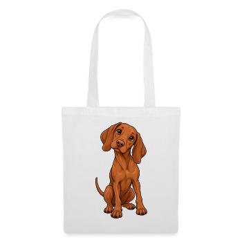 Vizsla im Kawaii Style - Stoffbeutel - Weiß - Vorne