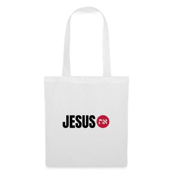 Jesus (Aleph & Taw את) - Stoffbeutel - Weiß - Vorne