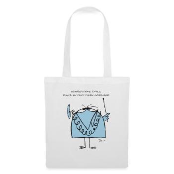 Professor Shadoko and its motto - Tote Bag - white - Front
