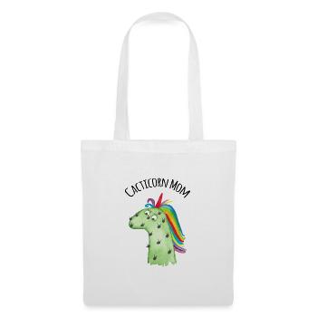 Cacticorn Mom - Sac en tissu - blanc - Devant