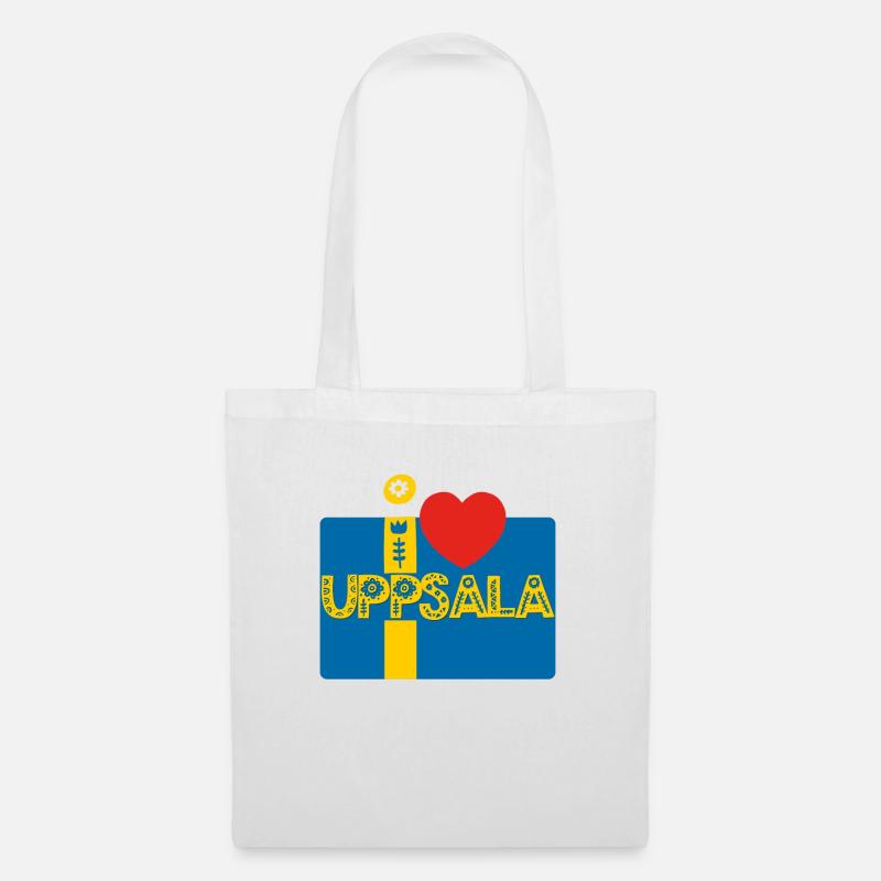 Uppsala Schweden - Stoffbeutel - Weiß