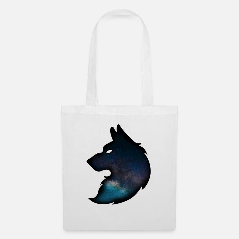 Mystical Wolf - Tote Bag - white