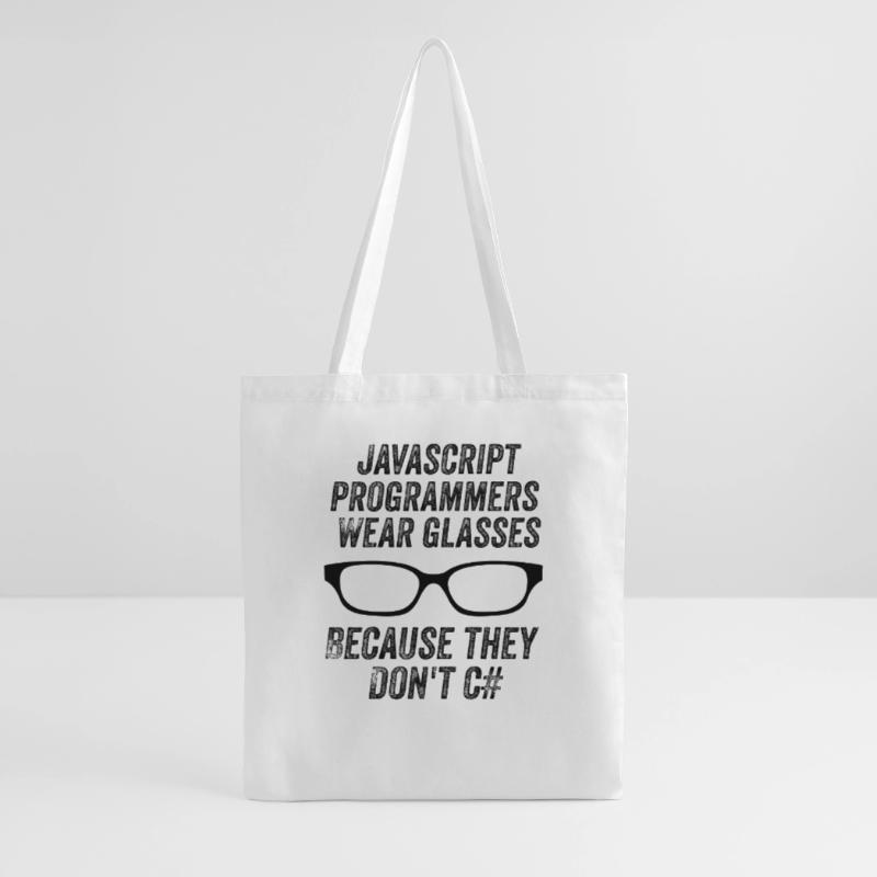 Funny Javascript Programmers Tote Bag