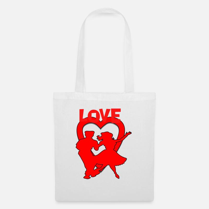 love an - Stoffbeutel - Weiß