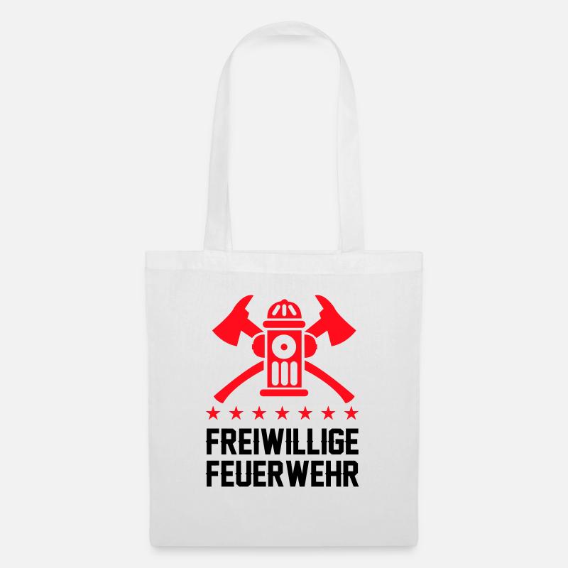 Freiwillige Feuerwehr - Stoffbeutel - Weiß