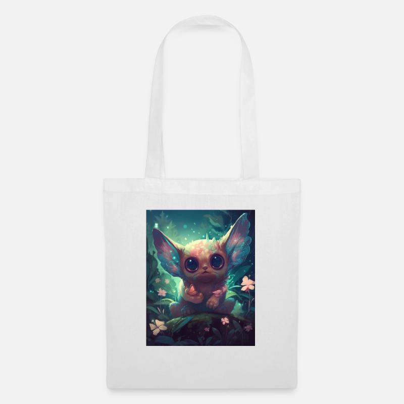 Créature mignonne 01 - Sac en tissu - blanc