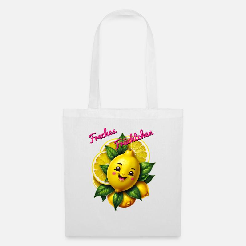 Cheeky Fruit - Tote Bag - white