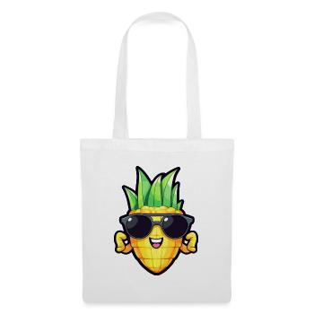 Cool corn - sunglasses and strong arms design - Tote Bag - white - Front