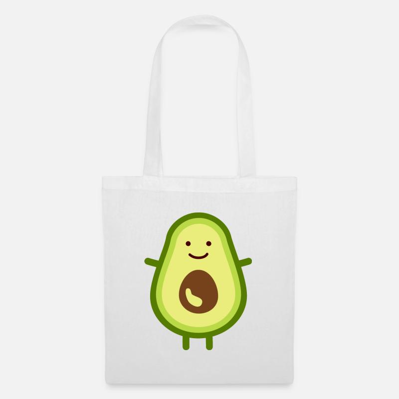 Avocado - Stoffbeutel - Weiß