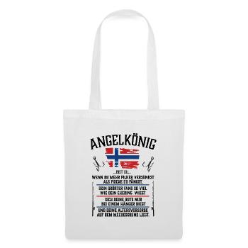 Angelkönig- Norwegen - Stoffbeutel - Weiß - Vorne