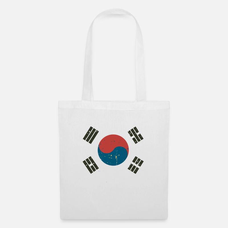 korea - Stoffbeutel - Weiß