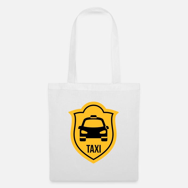 Taxi - Stoffbeutel - Weiß