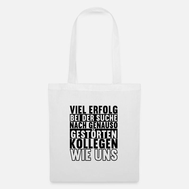 Abschiedsgeschenk Kollege Jobwechsel - Stoffbeutel - Weiß