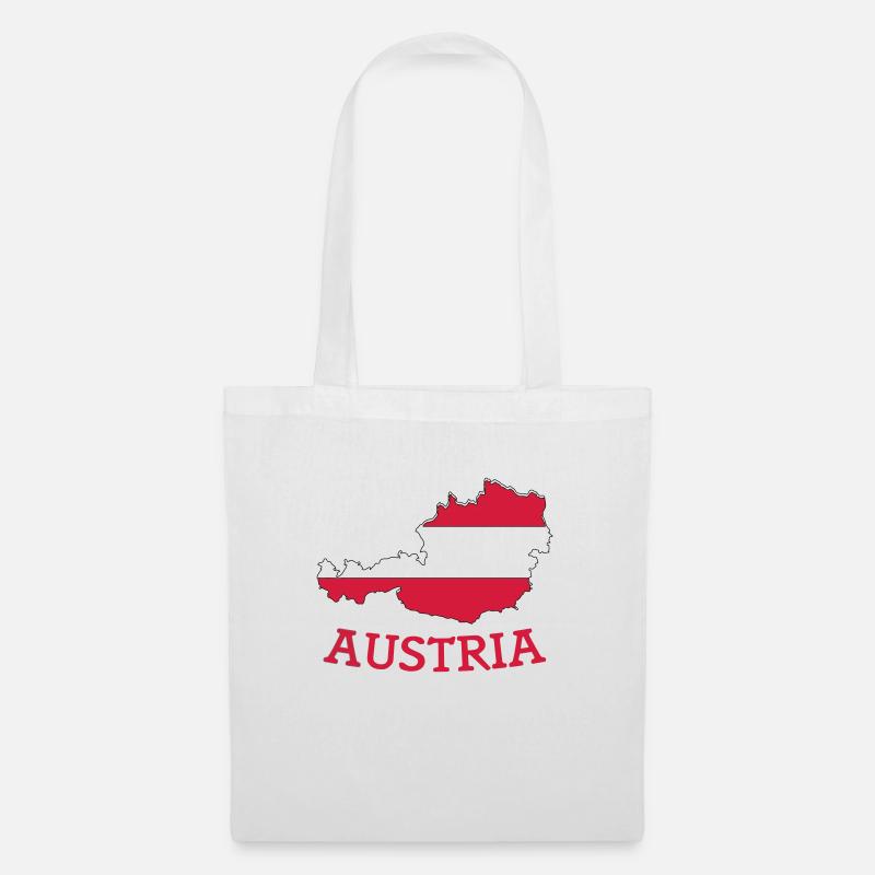 Österreich - Stoffbeutel - Weiß