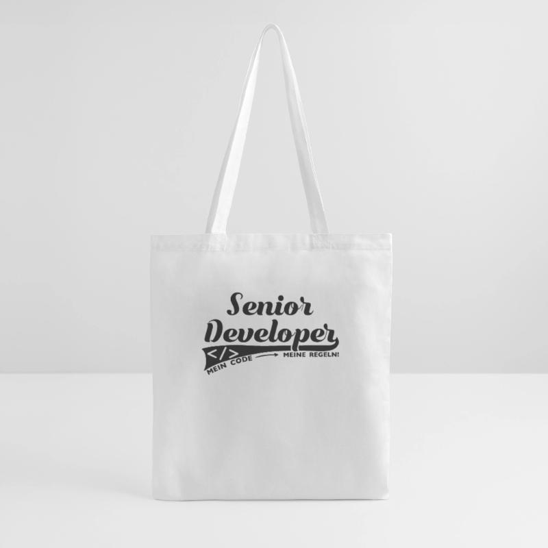 Senior Developer Software Developer Gift Nerd Tote Bag